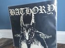 Bathory ‎– Bathory 1984 Sweden RE - Vinyl Record LP Album Black Metal VG++