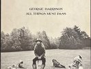 GEORGE HARRISON “ALL THINGS MUST PASS” 3 LPS 1st PRESS APPLE  POSTER  Vg++