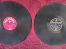 2 Greek 78Rpm Records, Αντιλαλούνε τα βουνά,Β.Τσιτσάνης- MPELOU - MPINH - MPLANA