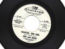 TEEN bw SURF ROCKER 45 - JAN and DEAN - WANTED, ONE GIRL - HEAR  1961 CHALLENGE