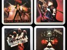 Judas Priest 4 LP lot, VG VG+,British Steel, Stained Class, Unleashed, Hell Bent
