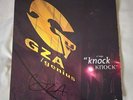 Gza/Genius The GZA Wu Tang Clan Promo Rare Autograph Signed LP Knock Knock  Rza