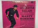MARTY ROBBINS GUNFIGHTER BALLADS AND TRAIL SONGS VINYL LP  SIGNED 1971 COLUMBIA