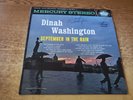 VERIFIED SIGNED 1960s VG++ Dinah Washington September In The Rain 60638 LP33