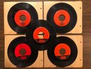 5 Vintage 1950s/60s THE CLEFTONES + FIVE SATINS Original 45 rpm Singles RECORDS