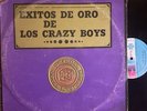 LOS CRAZY BOYS Éxitos De Oro 3-LP TRIPLE ALBUM VG to VG+ vinyl 1975 MEXICO