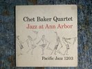 Chet Baker Quartet Jazz At Ann Arbor 1955 Orig DG Mono PJ 1203 Pacific Jazz LP