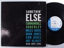 CANNONBALL ADDERLEY Somethin' Else BLUE NOTE LP mono 63rd RVG ear deep groove f