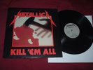 METALLICA Kill 'Em All '83 ORIG US MEGAFORCE SILVER label 2nd press
