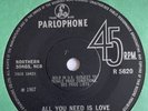 THE BEATLES -All You Need Is Love- No TV Reference/Solid Centre UK 1st Stampers