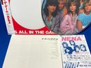 Nena Japan PROMO Picture Disc It's All In The Game LP Record 30 3P-686 w/ Flyer
