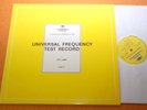 DGG Universal Frequency Test Record German Pressing 1099111 70s NM