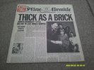 JETHRO TULL Thick As A Brick 1972  green CHRYSALIS   NEWSPAPER COVER A3U/B2U  EX