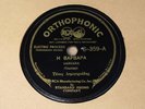 four vintage Greek music Orthophonic label 78rpm records - Mediterranean music