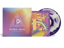 Elton John Diamonds Pyramid Edition Coloured Vinyl Exclusive Glastonbury + PRINT