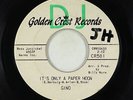 Northern Soul R&B 45 - Gino - It's Only A Paper Moon - Golden Crest