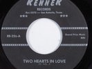 R&B 45 DOUG SAHM Two Hearts In Love RENNER HEAR a