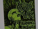 Chaos U.K. – Burning Britain EP 1982 The Varukers, One Way System, Discharge KBD
