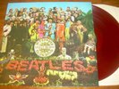 BEATLES Sgt Pepper's Lonely Hearts Club Band japanese RED colored vinyl LP Apple