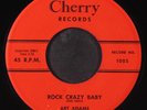 ART ADAMS: rock crazy baby / indian joe CHERRY 7