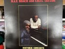 MAX ROACH / CECIL TAYLOR 2 LP HISTORIC CONCERTS O423