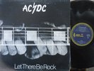 AC/DC 1st Press OZ LP Let there be rock VG+ '77 Blue/Yellow Albert Roo APLP022