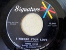 JIMMY RICKS - I Needed Your Love / Timber R&B popcorn '60 Signature 45 VG++