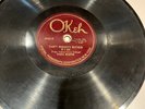 78 RPM Record - Sara Martin & Fats Waller - Blues on OKEH 8043 G+ Condition