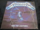 METALLICA Ride The Lightning LP 1984 PROMO RELEASE INSERT