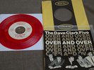 DAVE CLARK FIVE Over and Over 2 SIDED WHITE LABEL PROMO IN RED WAX w/ P. SLEEVE