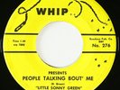 SONNY GREEN FAMOUS SHADES - PEOPLE TALKING BOUT'ME - VG+ WHIP R&B 45 - HEAR MP3