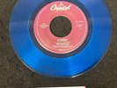THE BEATLES 45 RPM BLUE VINYL BLACKBIRD & WHILE MY GUITAR GENTLY WEEPS WITH TAG