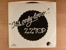 ZZ Top  It's Only Love/Asleep In The Desert Promo PS Classic Rock 1976 London