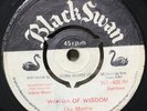 WORDS OF WISDOM -Eric Morris / BOY BLUE -Stranger Cole (Orig UK 1964 BLACK SWAN)