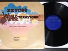 Vintage classic rock lp ZZ TOP WORLD WIDE TEXAS TOUR radio sample promo 1972 V+