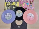 Squeeze 45 Vinyl Singles inc Cool For Cats & Up The Junction AMS 7426 7444 7466
