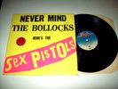 1977 NEVER MIND THE BOLLOCKS HERES THE SEX PISTOLS LP V-2086 BLANK BACK 11 TRACK