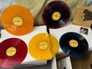 RARE ELVIS PRESLEY SUN RECORDS COLOR VINYL COMPLETE SET OF 5 '70s REISSUE MINT-