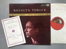ALP 1692 ROSALYN TURECK J S BACH PARTITAS 3 & 6 NM WITH SIGNED 1959 PROGRAMME