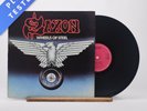 Saxon Wheels Of Steel A1 B1 LP Album Vinyl Record 1980 CAL 115 Carrere - VG+/VG