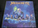 MEGADETH Rust In Peace LP 1990 ORIGINAL INSERT TRASH METAL