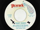 Rockabilly R&B 45 - Billy Davis & the Legends - Spunky Onions - Peacock - VG+