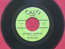 THE FIVE DISCS MY BABY LOVES ME/ADIOS (1958) RARE DOOWOP 45 CALO BROOKLYN NY