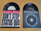 Status Quo Don't Stop + All Around My Hat 2018 Reissue Black Vinyl UK 7