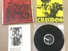 LOS CRUDOS Canciones Para Liberar Nuestras Fronteras LP Screen printed punk