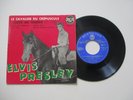 45T EP SIXTIES ELVIS PRESLEY LE CAVALIER DU CREPUSCULE LABEL BLEU BIEN LIRE
