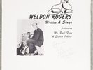 Weldon Rogers - Writes & Sings LP K-Ark RARE Hillbilly Autographed Free Shipping