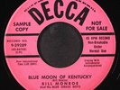 BILL MONROE: blue moon of kentucky / close by DECCA 7