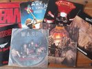 WASP, Saxon, Magnum,Motorhead, Krokus, AXE Attack. Rock/Metal Vinyl Records Lot