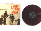 THE BEATLES / OP-7123 / CLEAN & RARE 1964 JAPAN ONLY orig. RED VINYL w/ insert